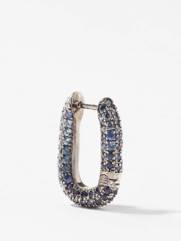 商品Selim Mouzannar|Link sapphire & sterling-silver single earring,价格¥14274,第4张图片详细描述
