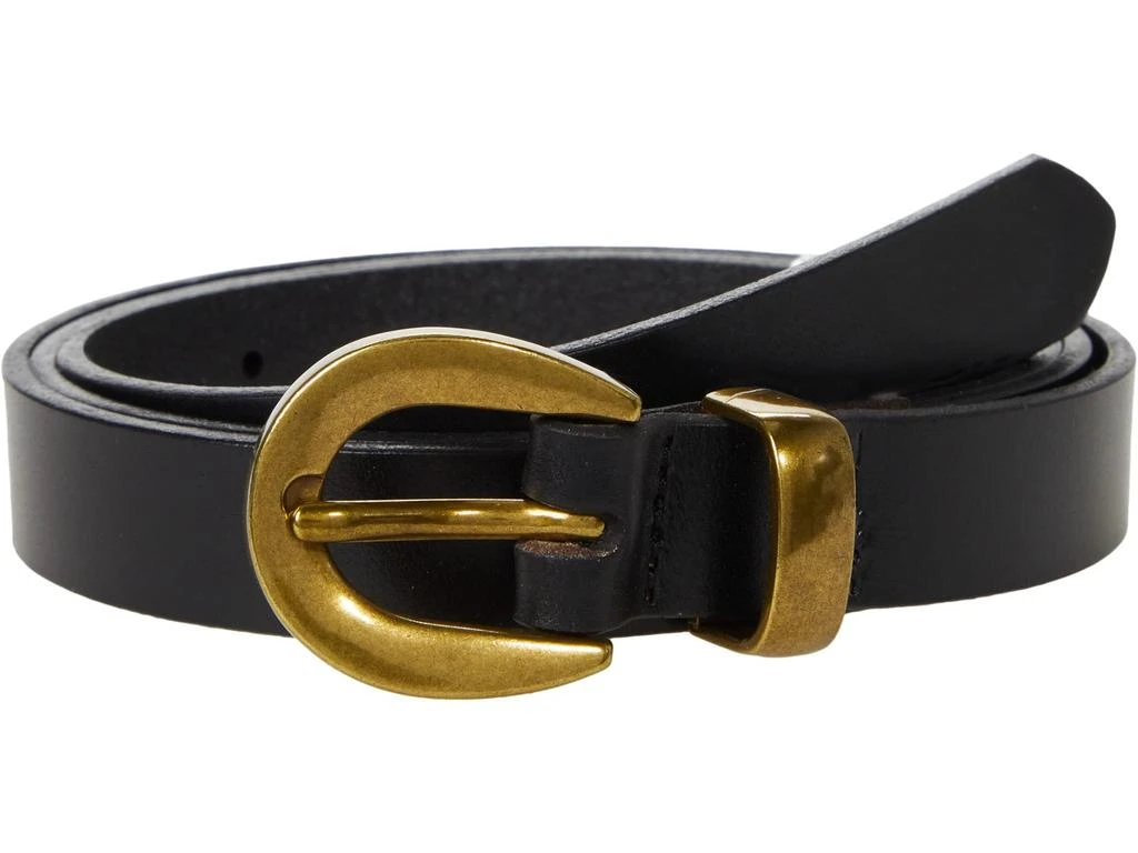 商品Madewell|Chunky Buckle Skinny Leather Belt,价格¥348,第1张图片详细描述