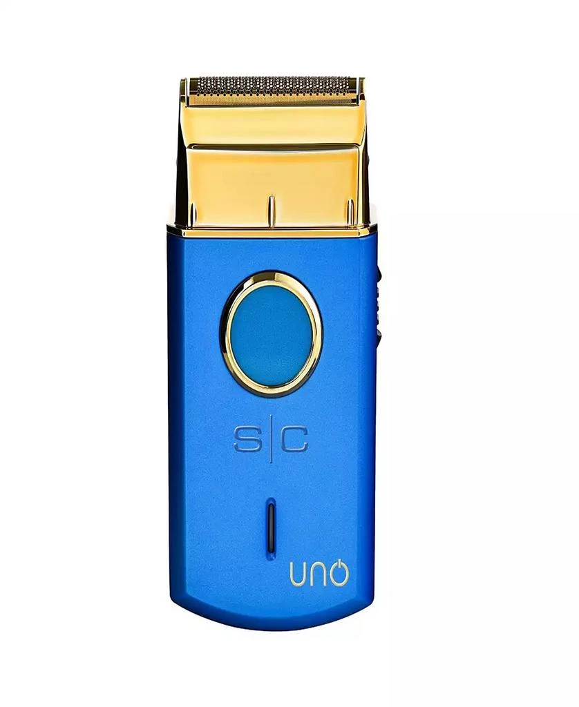 商品StyleCraft Professional|Uno Travel Sized Single USB Rechargeable Mens Foil Shaver with Cap - Blue,价格¥410,第1张图片