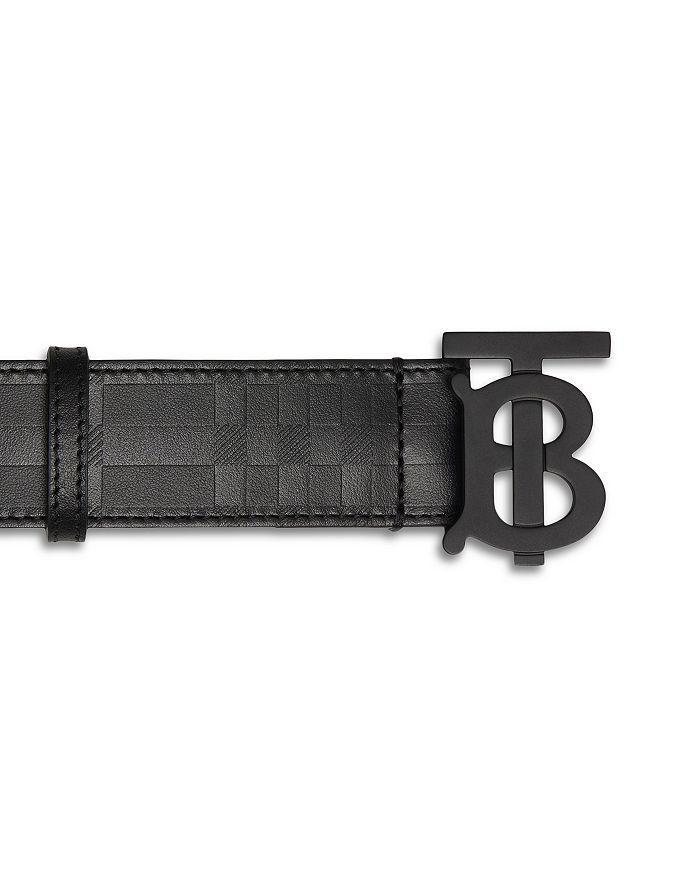 商品Burberry|Men's Embossed Check Leather Belt,价格¥3754,第7张图片详细描述