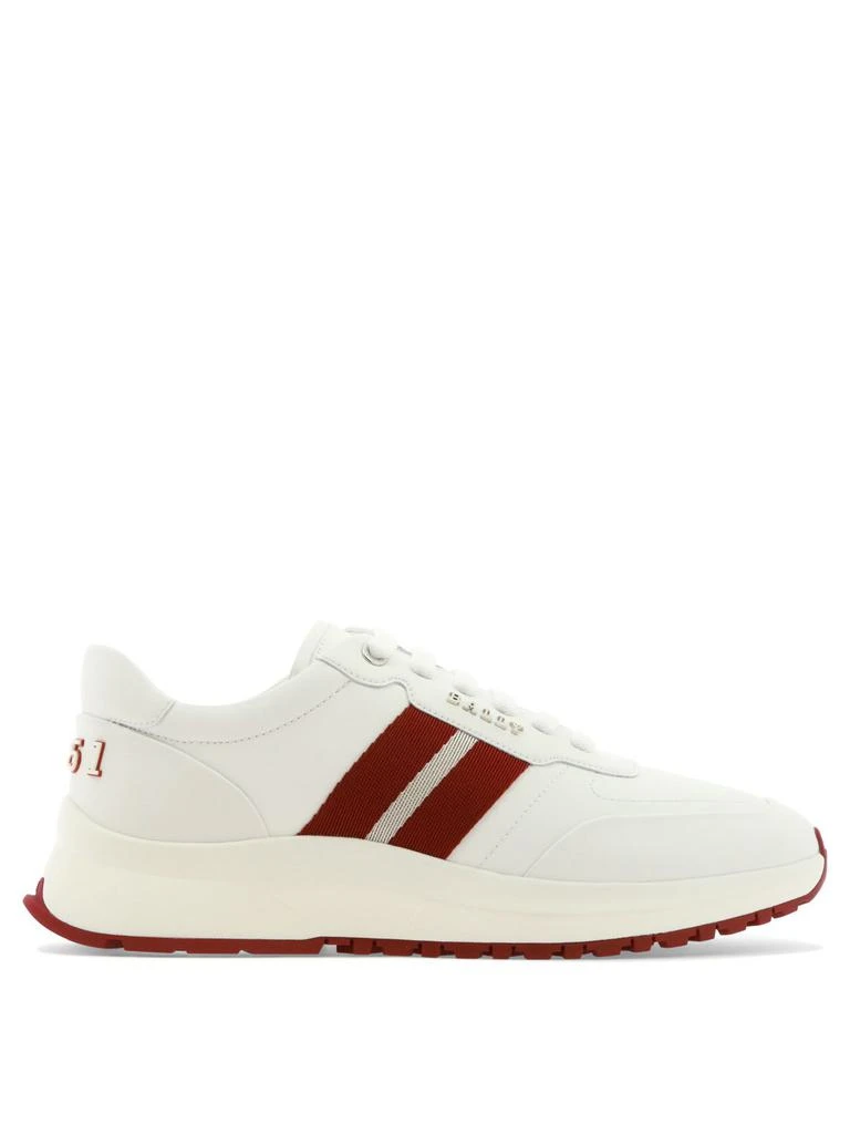 商品Bally|Bally Mens White Sneakers,价格¥4990,第1张图片