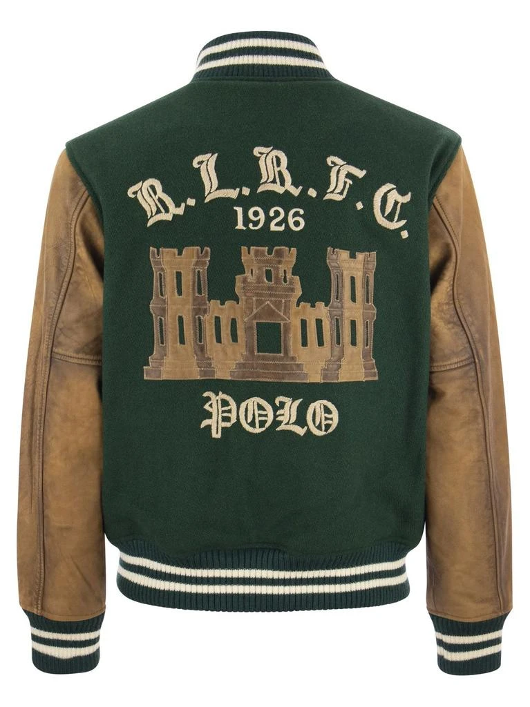 商品Ralph Lauren|Polo Ralph Lauren Panelled Varsity-Inspired Jacket,价格¥7539,第2张图片详细描述