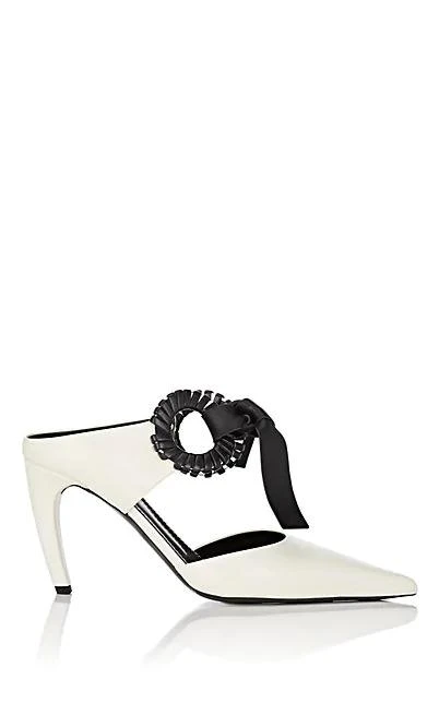 商品Proenza Schouler|Leather Ankle-Tie Mules,价格¥2924,第1张图片