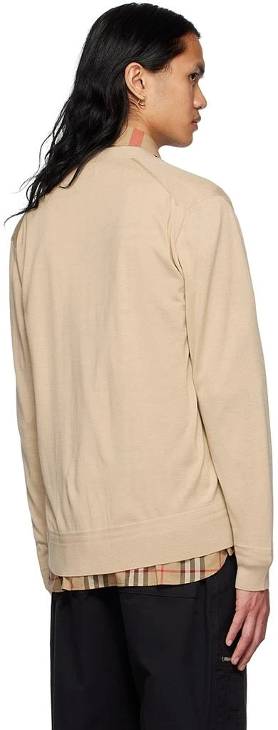 商品Burberry|Beige Wool Cardigan,价格¥7749,第3张图片详细描述