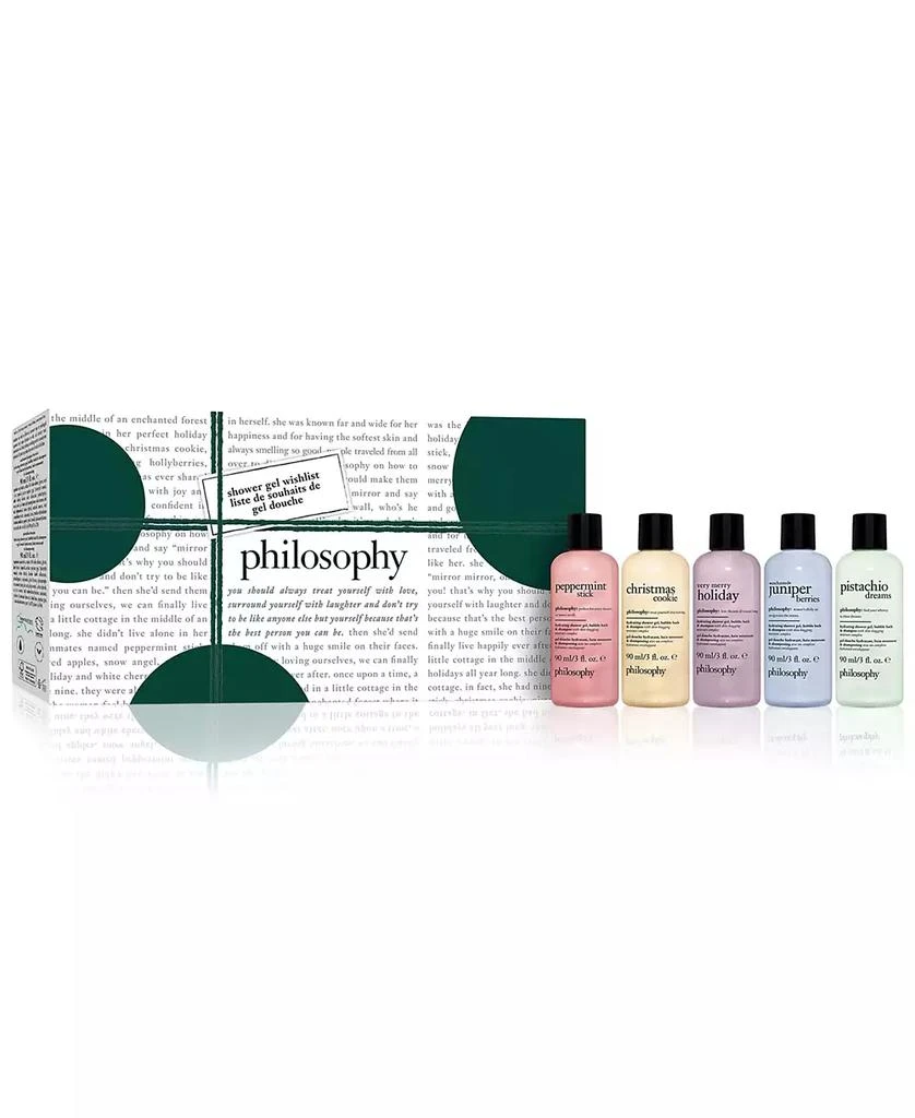 商品philosophy|5-Pc. Shower Gel Wishlist Gift Set,价格¥294,第1张图片