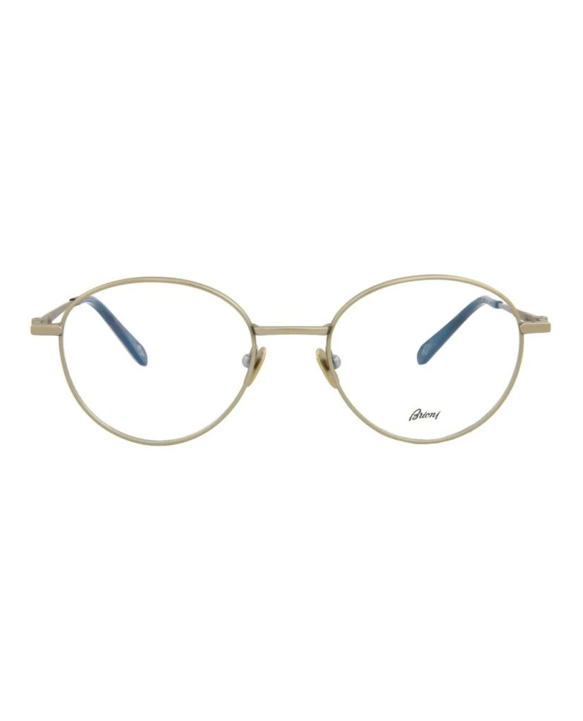 商品Brioni|Round- Titanium Optical Frames,价格¥974,第1张图片