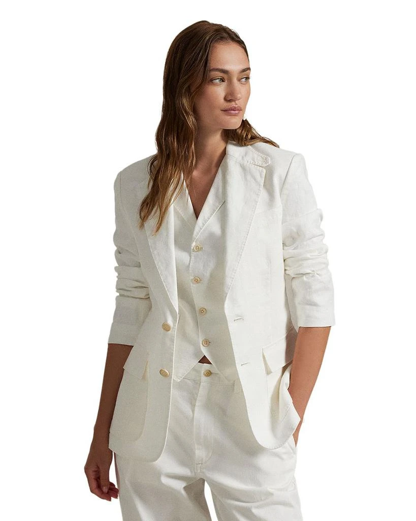 商品Ralph Lauren|Lauren Ralph Lauren Linen Blazer,价格¥2190,第1张图片