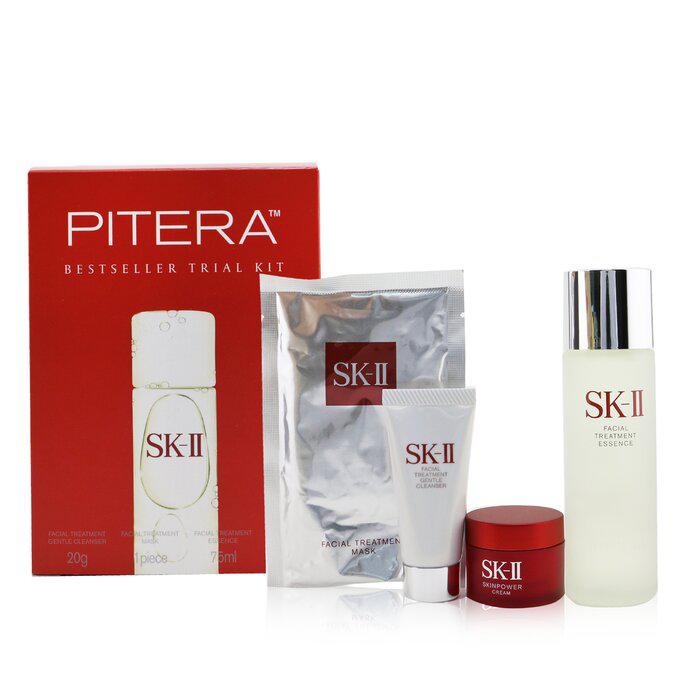 SK II 入门体验4件套：神仙水 75ml + 氨基酸洗面奶 20g + 前男友面膜 1片 + 大红瓶面霜 15g 4pcs商品第2张图片规格展示