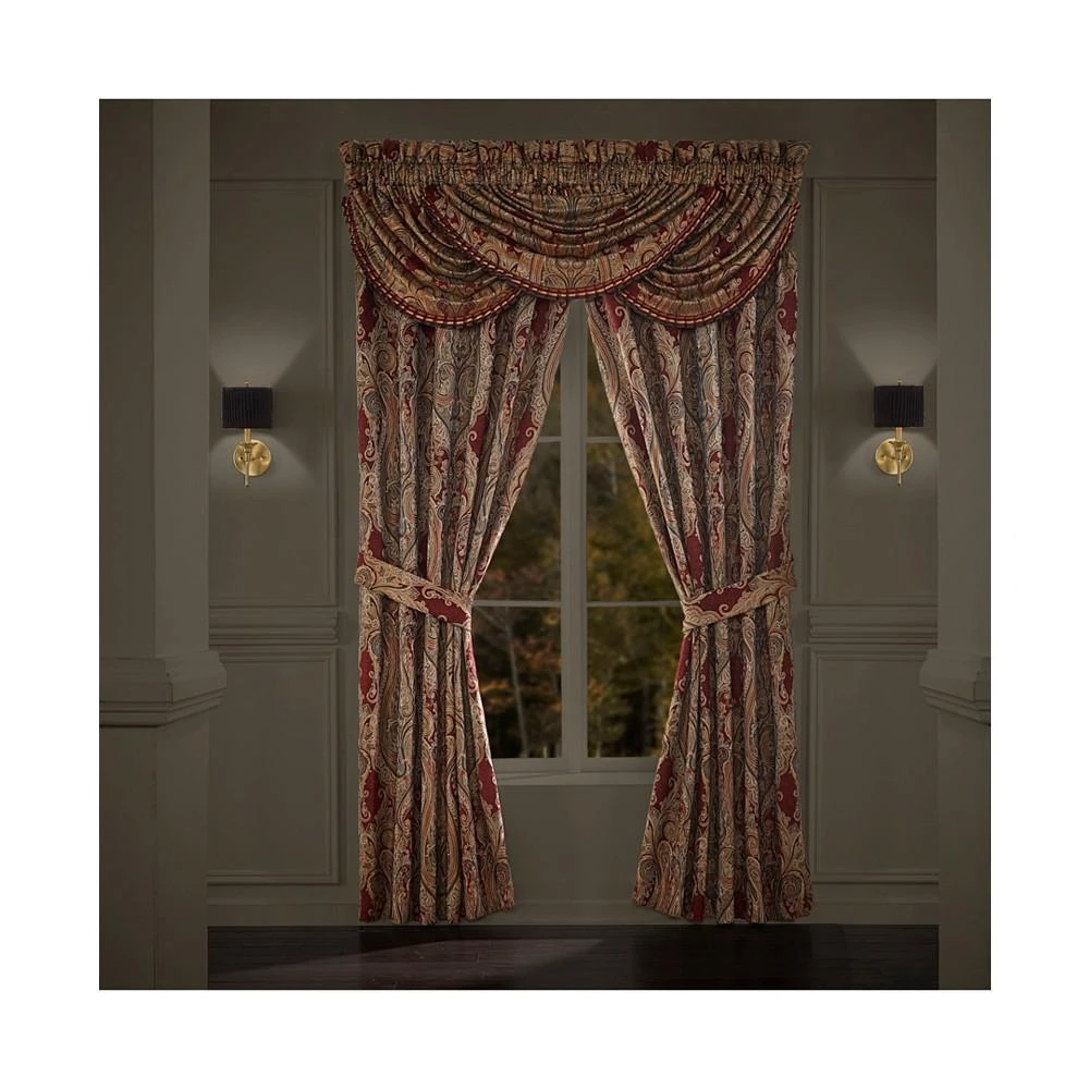 商品J Queen New York|CLOSEOUT! Rousseau Waterfall Window Valance, 33" x 49",价格¥667,第3张图片详细描述