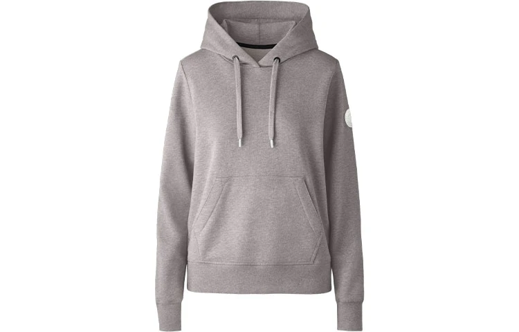 商品[国内直发] Canada Goose|加拿大鹅 PASTELS系列 Pastels 粉彩系列 Muskoka长袖套头连帽卫衣 女款 月光石灰,价格¥2653,第1张图片
