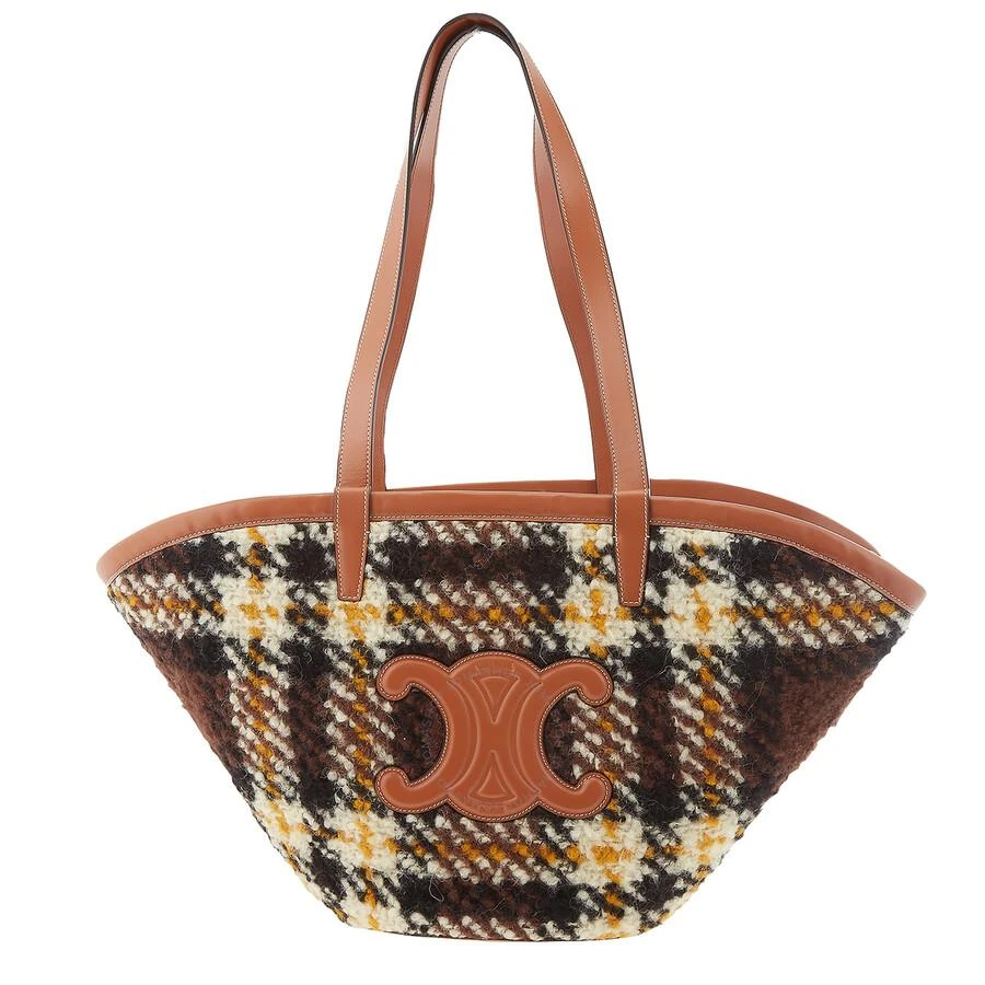 商品Celine|Ladies Plaid Fabric Tote Bag,价格¥10876,第1张图片