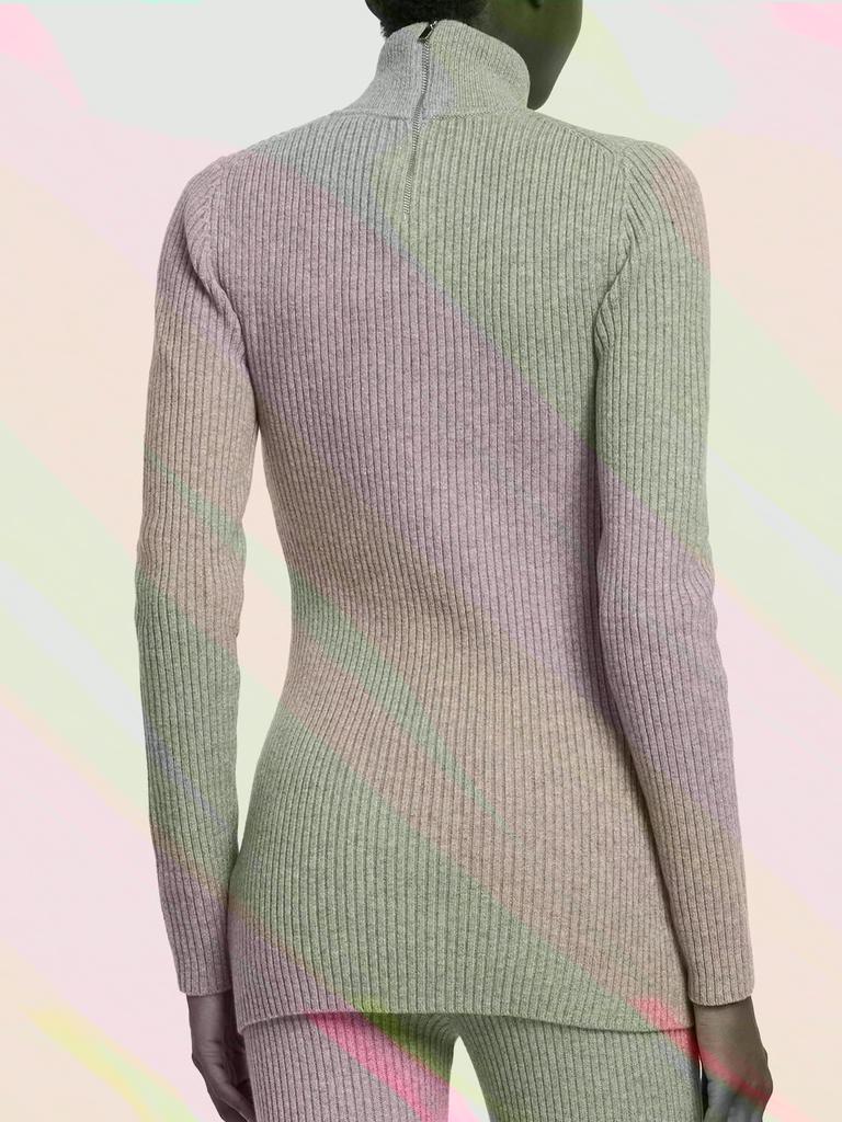 Cashmere Blend Knit Turtleneck Sweater商品第3张图片规格展示