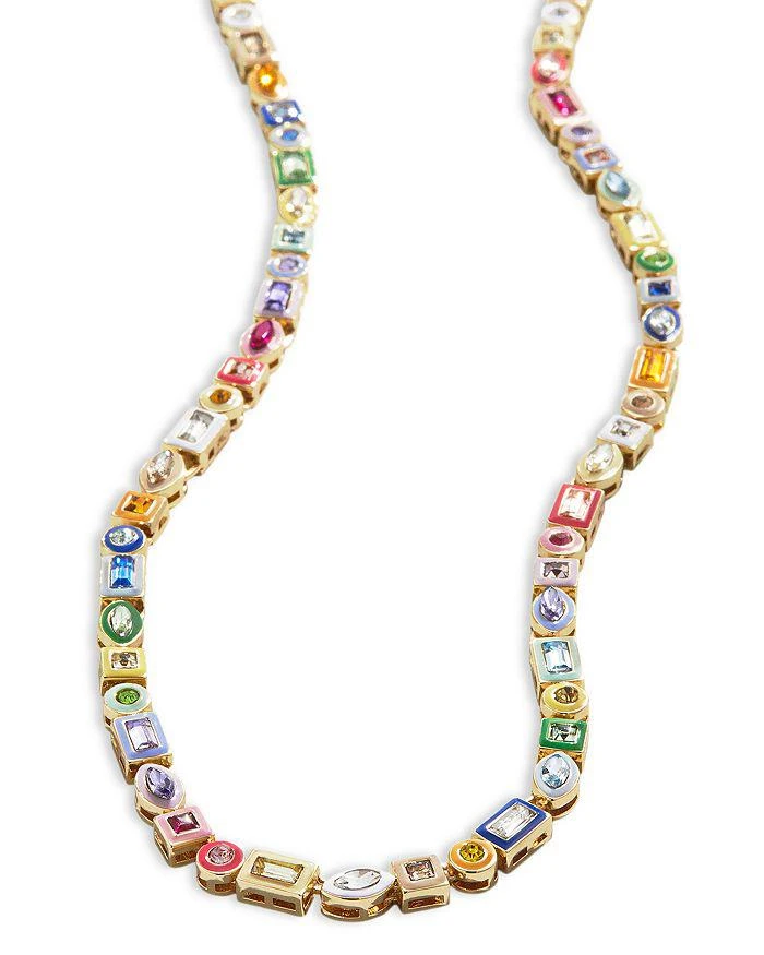 商品BAUBLEBAR|Kayden Crystal & Enamel Collar Necklace, 16"  ,价格¥329,第2张图片详细描述