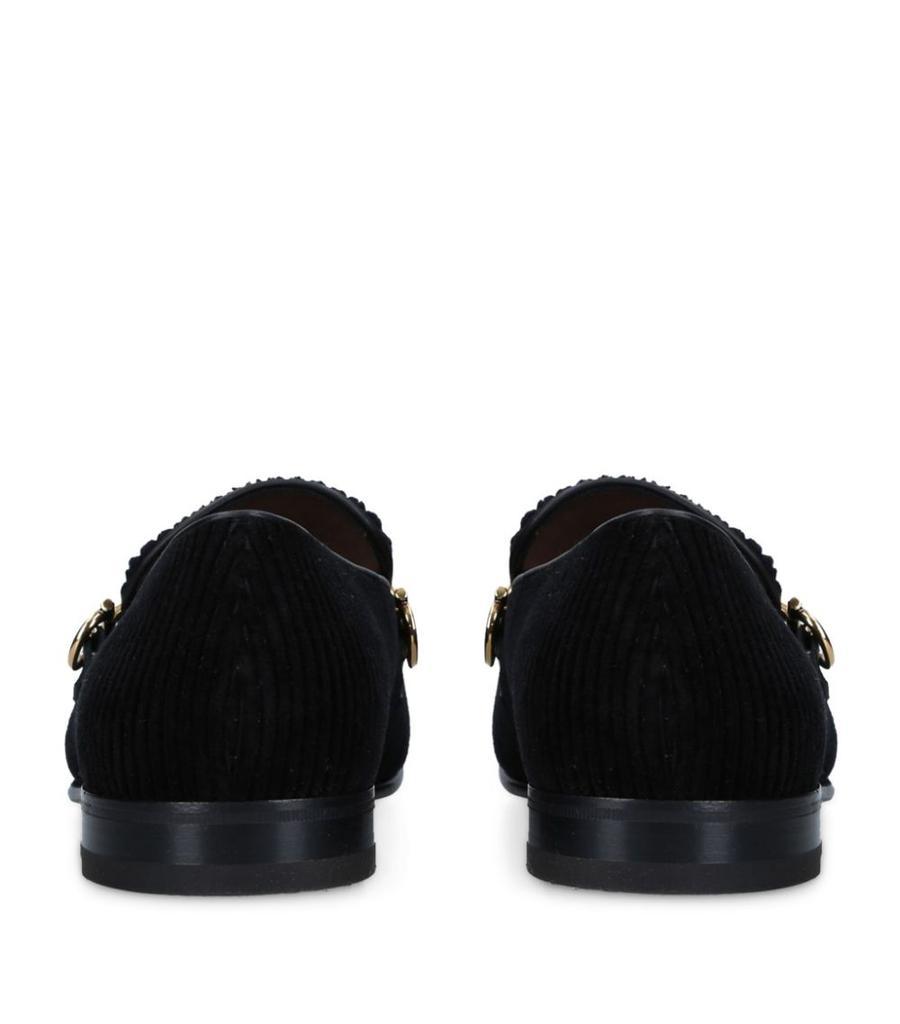 商品Salvatore Ferragamo|Velvet New York Loafers,价格¥5850,第4张图片详细描述