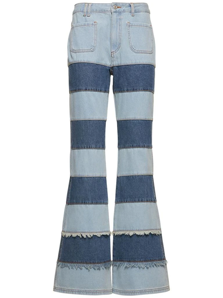 商品ANDERSSON BELL|Mahina Block Patchwork Straight Jeans,价格¥1179,第1张图片