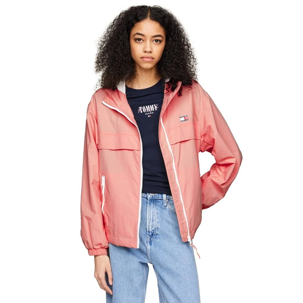 商品Tommy Jeans|Women's Chicago Windbreaker Jacket,价格¥361,第1张图片