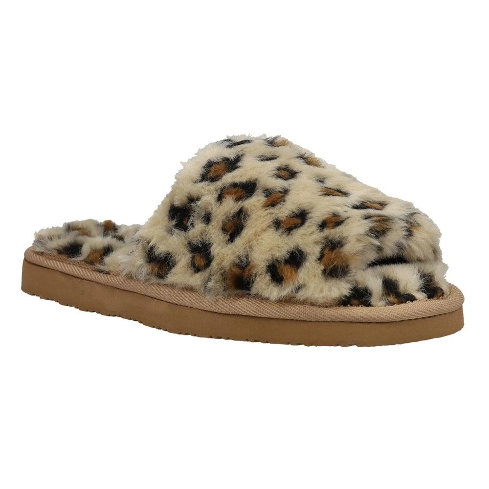 商品Minnetonka|Lolo Leopard Slide Slippers,价格¥280,第2张图片详细描述