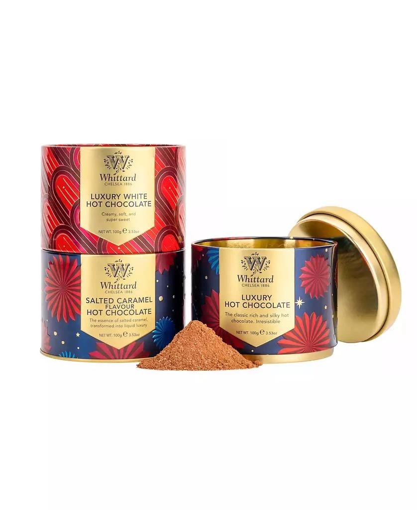 商品Whittard of Chelsea|Holiday Luxury Hot Cocoa Stacking Tins, 3 Piece,价格¥206,第2张图片详细描述