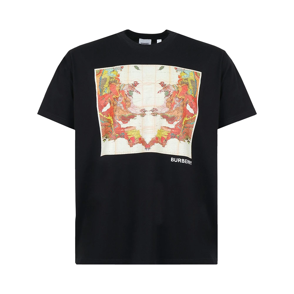 商品Burberry|BURBERRY 黑色男士T恤 8057532,价格¥2388,第1张图片