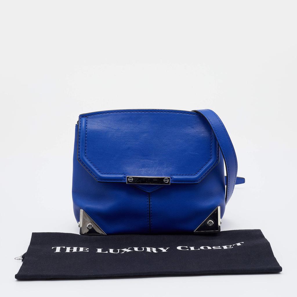 Alexander Wang Blue Leather Small Marion Shoulder Bag商品第9张图片规格展示
