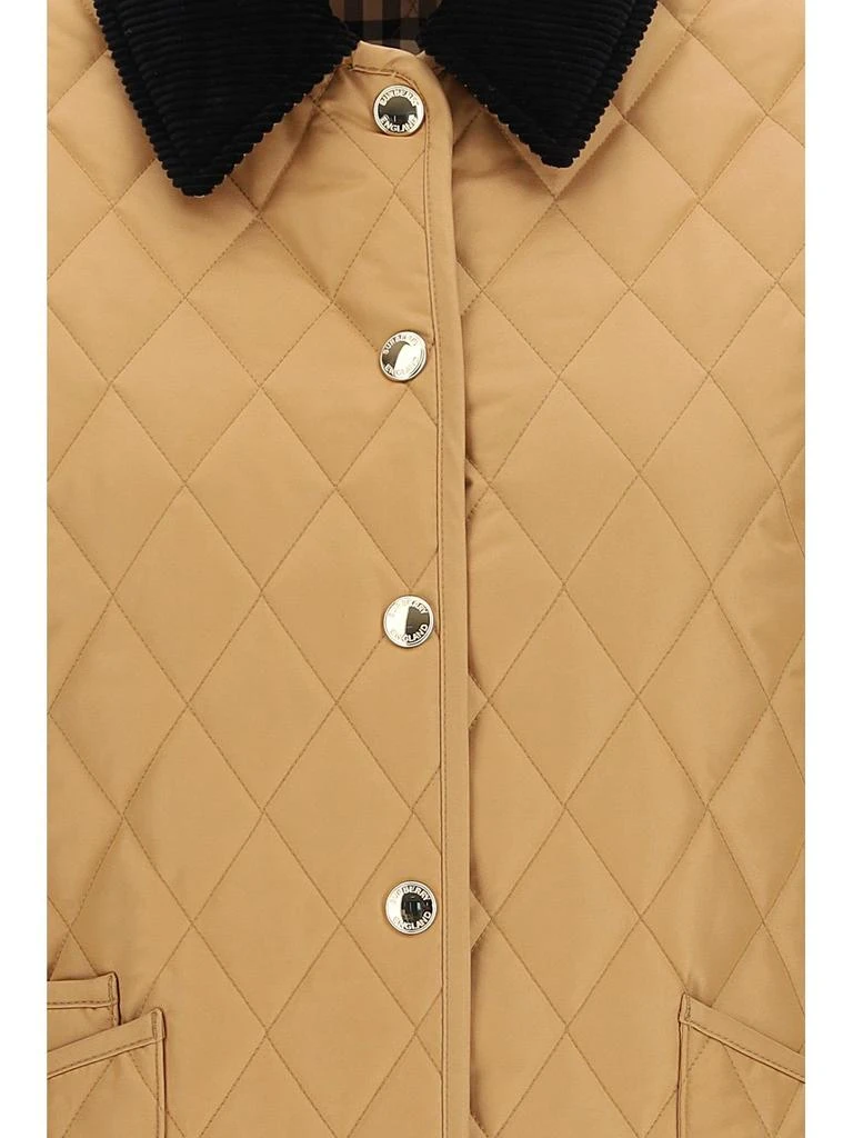 商品Burberry|Burberry Checked Lining Quilted Jacket,价格¥4758,第3张图片详细描述