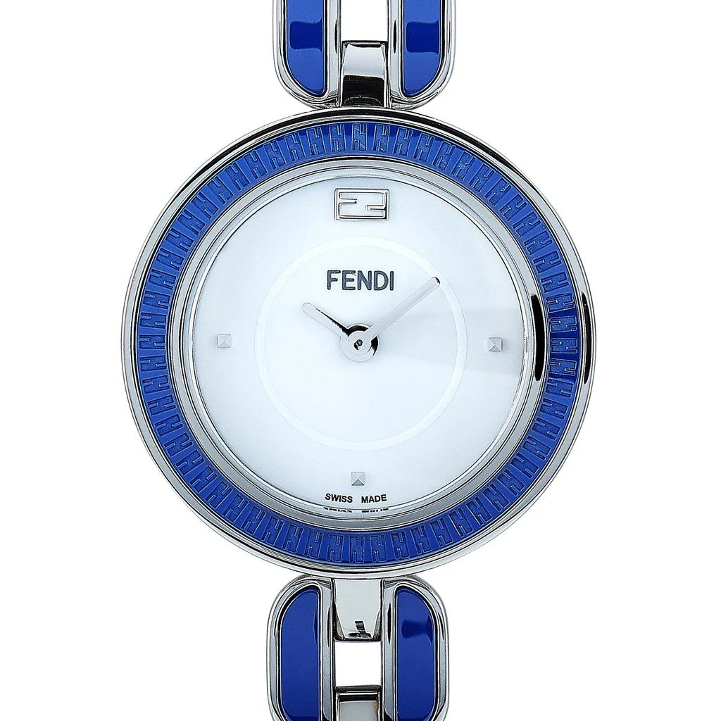 商品Fendi|Fendi My Way Blue Ceramic Quartz Watch F357024003,价格¥4451,第1张图片
