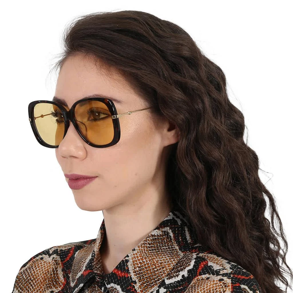 商品Gucci|Yellow Rectangular Ladies Sunglasses Gg0511sa00559,价格¥1116,第2张图片详细描述