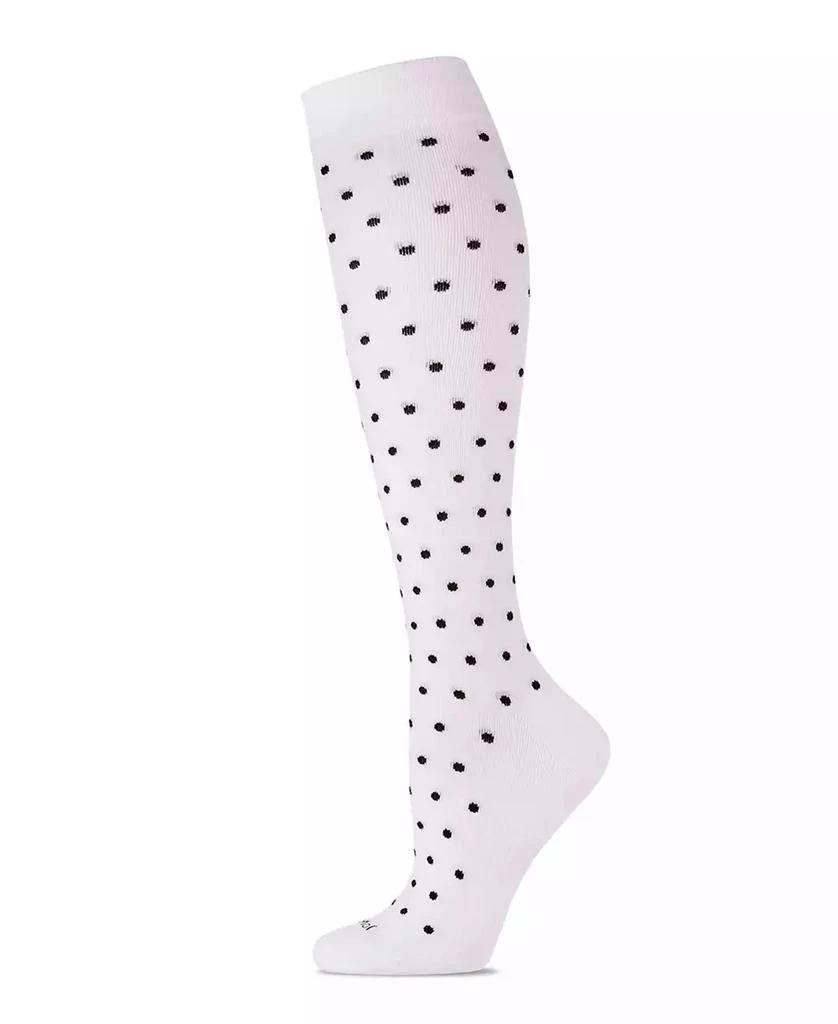 商品Memoi|Classic Polka Dots Women's Compression Socks,价格¥113,第1张图片