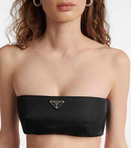 商品Prada|Logo Re-Nylon抹胸上衣,价格¥7797,第4张图片详细描述
