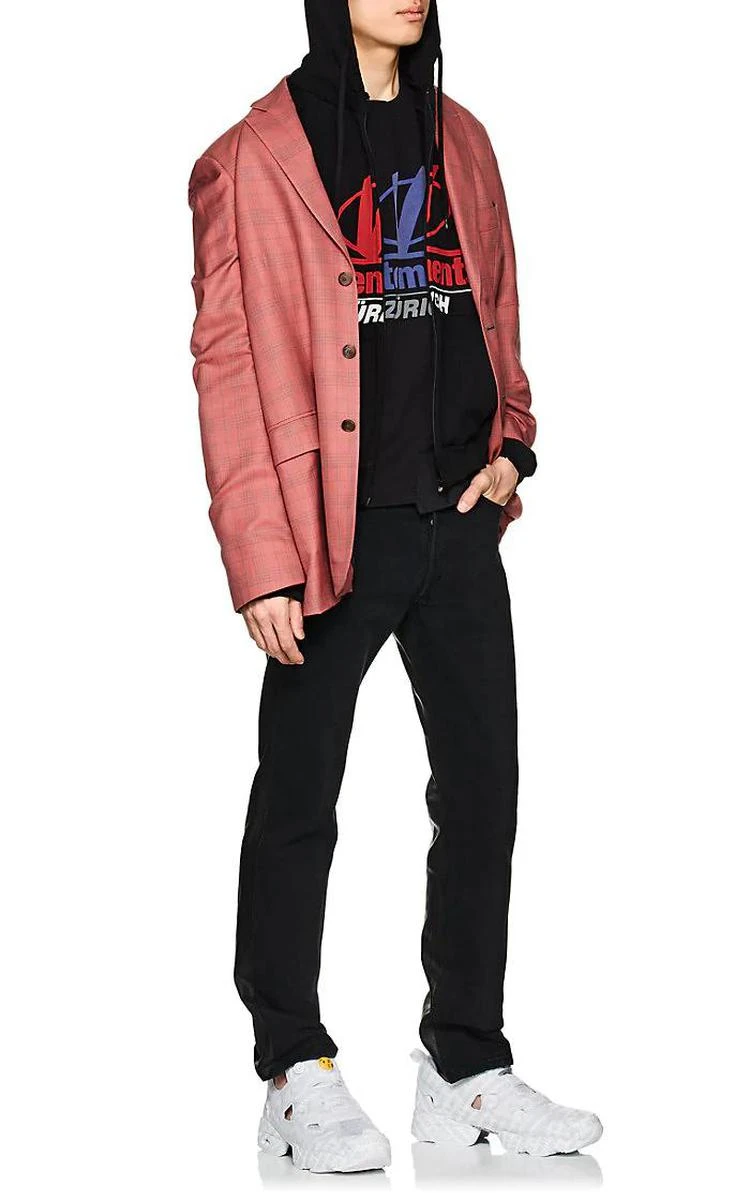 商品Vetements|Leather-Back Straight Jeans,价格¥3400,第2张图片详细描述