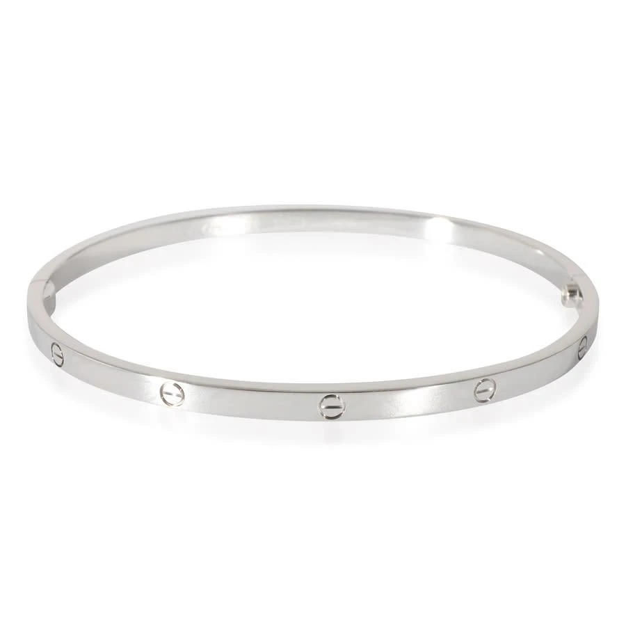 商品[二手商品] Cartier|Pre-Owned Cartier Love Bracelet in 18k White Gold,价格¥32133,第2张图片详细描述