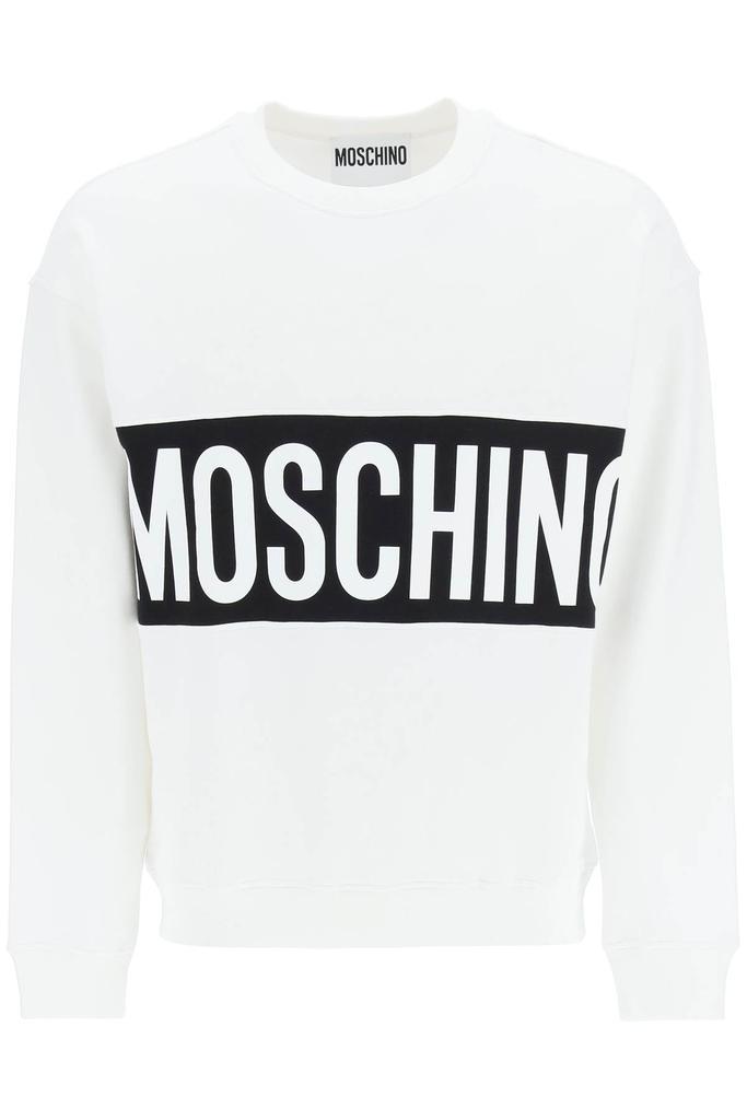 商品Moschino|Moschino organic cotton sweatshirt with logo band,价格¥1588,第1张图片