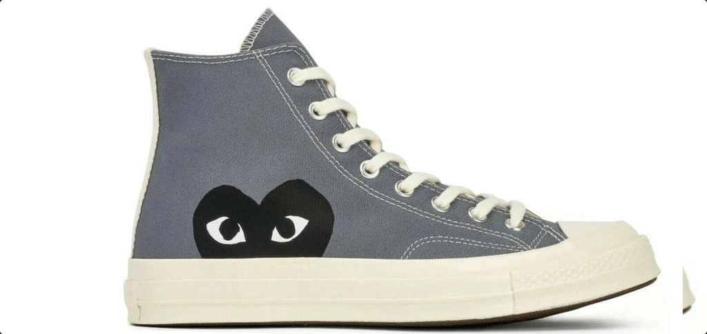 商品Comme des Garcons|COMME DES GARCONS PLAY X CONVERSE CHUCK TAYLOR HIGH TOP SNEAKERS,价格¥1103,第1张图片