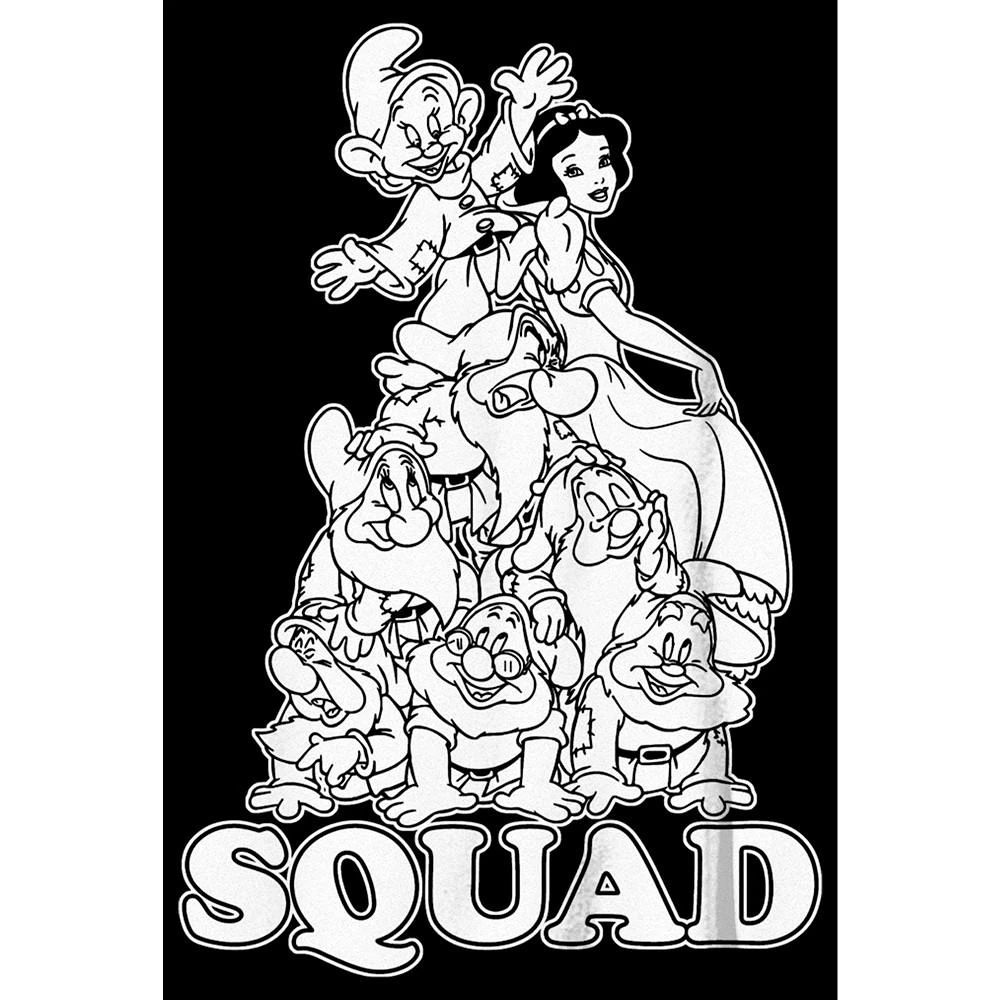 商品Disney|Boy's Snow White and the Seven Dwarves Squad Goals  Child T-Shirt,价格¥201,第2张图片详细描述