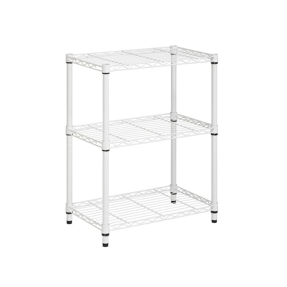 商品Honey Can Do|Heavy Duty 3 Tier Adjustable Shelving Unit,价格¥908,第1张图片