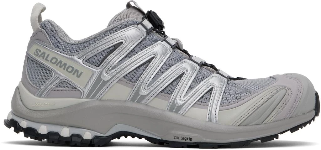 商品Salomon|Gray & Silver XA PRO 3D Sneakers,价格¥1098,第1张图片