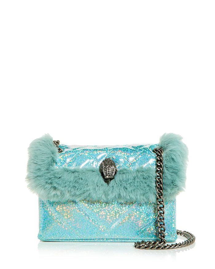 商品Kurt Geiger|KURT GEIGER LONDON Faux Fur Mini Kensington Shoulder Bag,价格¥970,第1张图片