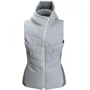 商品SmartWool|Smartwool - Womens Smartloft Hoodie Vest - Storm Gray XL,价格¥827,第1张图片