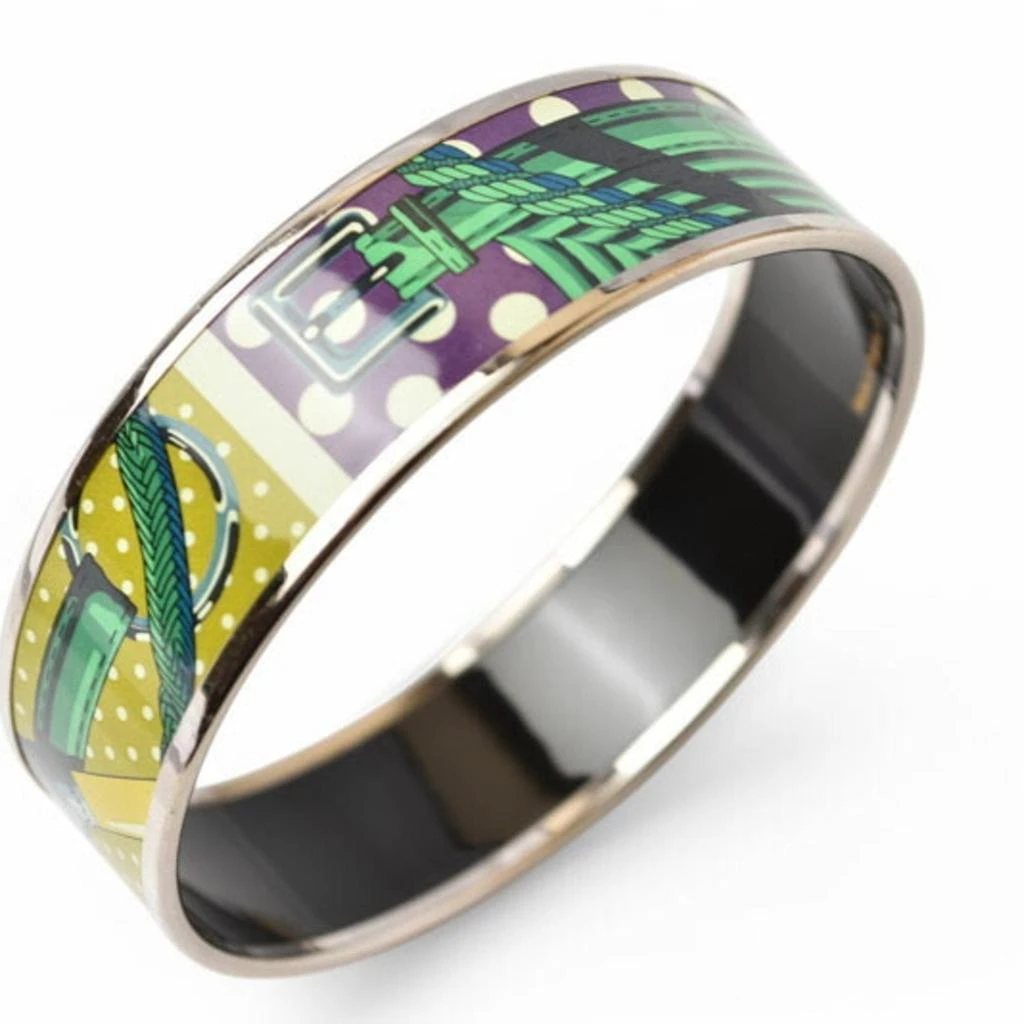 商品[二手商品] Hermes|Color Enamel Leather Bangle (Pre-Owned),价格¥3810,第1张图片
