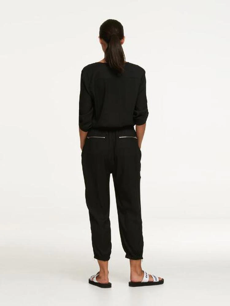 商品DKNY|V-Neck Jumpsuit With Drawstring Waist,价格¥744,第3张图片详细描述