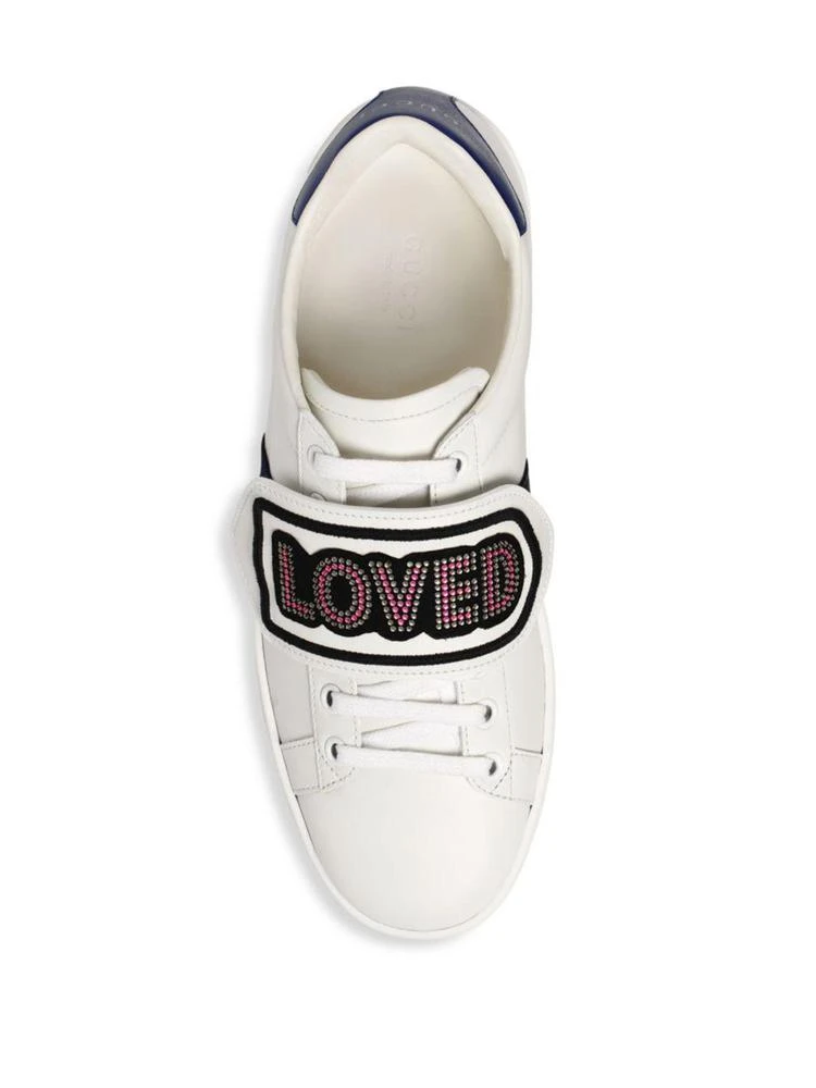 商品Gucci|Gucci - New Ace Sneakers With Removable Patches,价格¥7346,第4张图片详细描述