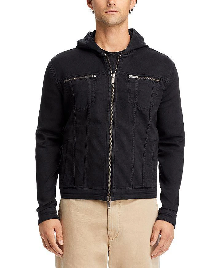 商品John Varvatos|Hooded Zip-Front Knit Jacket,价格¥2955,第3张图片详细描述