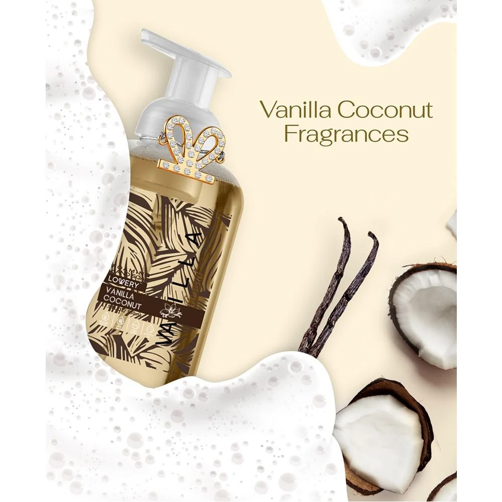 商品Lovery|Hand Foaming Soap in Vanilla Coconut, Moisturizing Hand Soap with Flawless Crystal Heart Bracelet - Hand Wash Set, 2 Piece,价格¥150,第4张图片详细描述