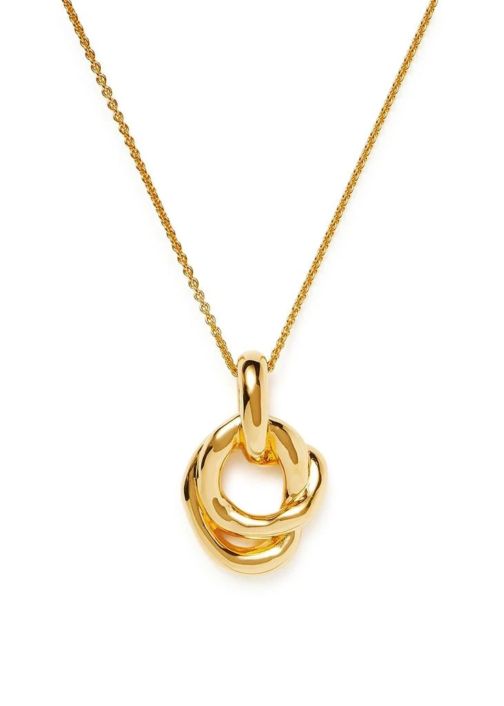 商品Missoma|Molten 18kt gold-plated necklace,价格¥1391,第1张图片