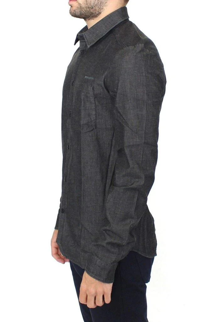 商品ERMANNO|Ermanno Scervino Denim Jeans Cotton Casual Gray Stretch Shirt,价格¥2953,第2张图片详细描述