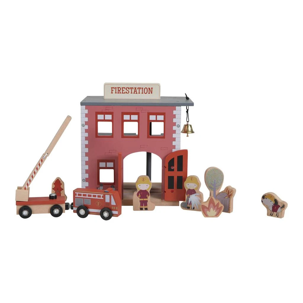 商品The Hut|Little Dutch Railway Train Extension - Firestation,价格¥337,第1张图片