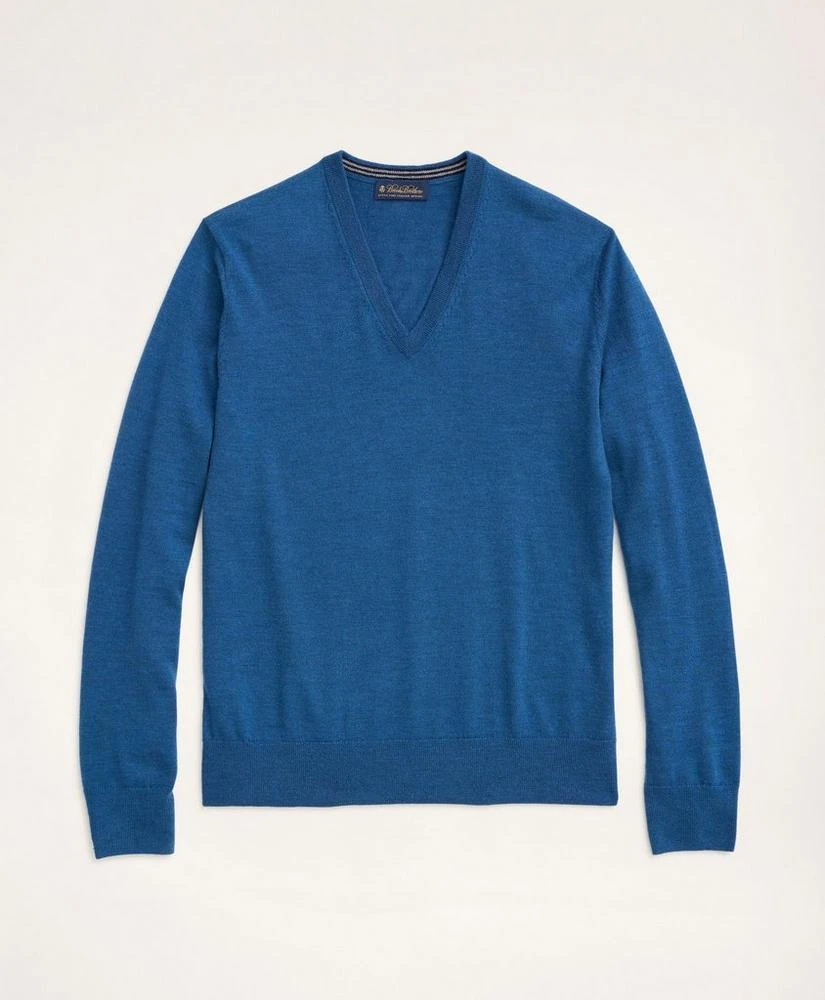 商品Brooks Brothers|Merino V-Neck Sweater,价格¥375,第1张图片