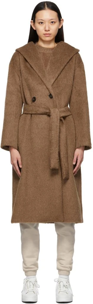 商品Max Mara|Brown Egeria Coat,价格¥12940,第1张图片