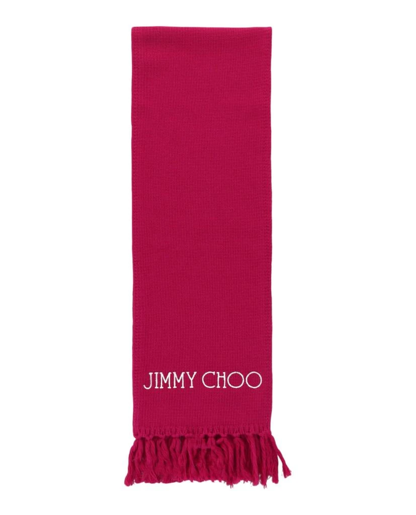 商品Jimmy Choo|Wool Logo Scarf,价格¥1893,第1张图片