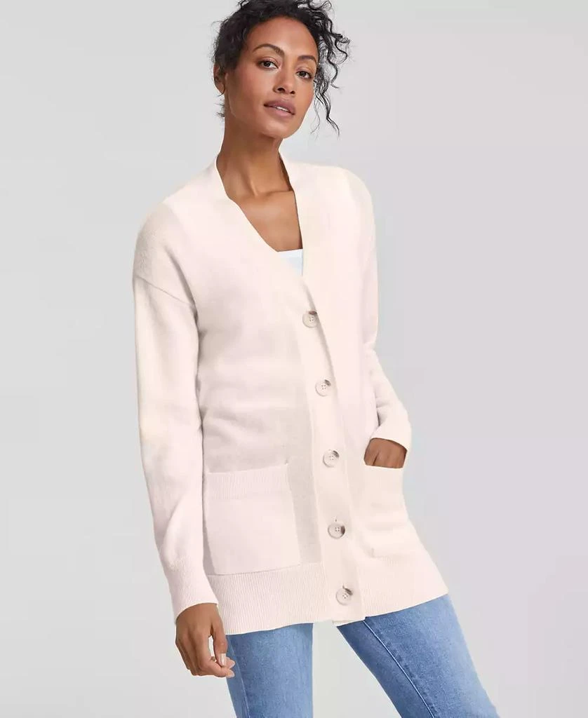 商品Charter Club|Women's Button-Front 100% Cashmere Cardigan, Created for Macy's,价格¥623,第1张图片